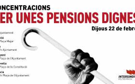Intersindical convoca mobilitzacions el 22F per la defensa del sistema públic de pensions