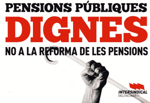 Intersindical crida a la mobilització per la defensa del sistema públic de pensions