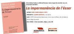 Presentació del poemari “La impermanència de l’ésser” de Mari Carm Arnau i Orts