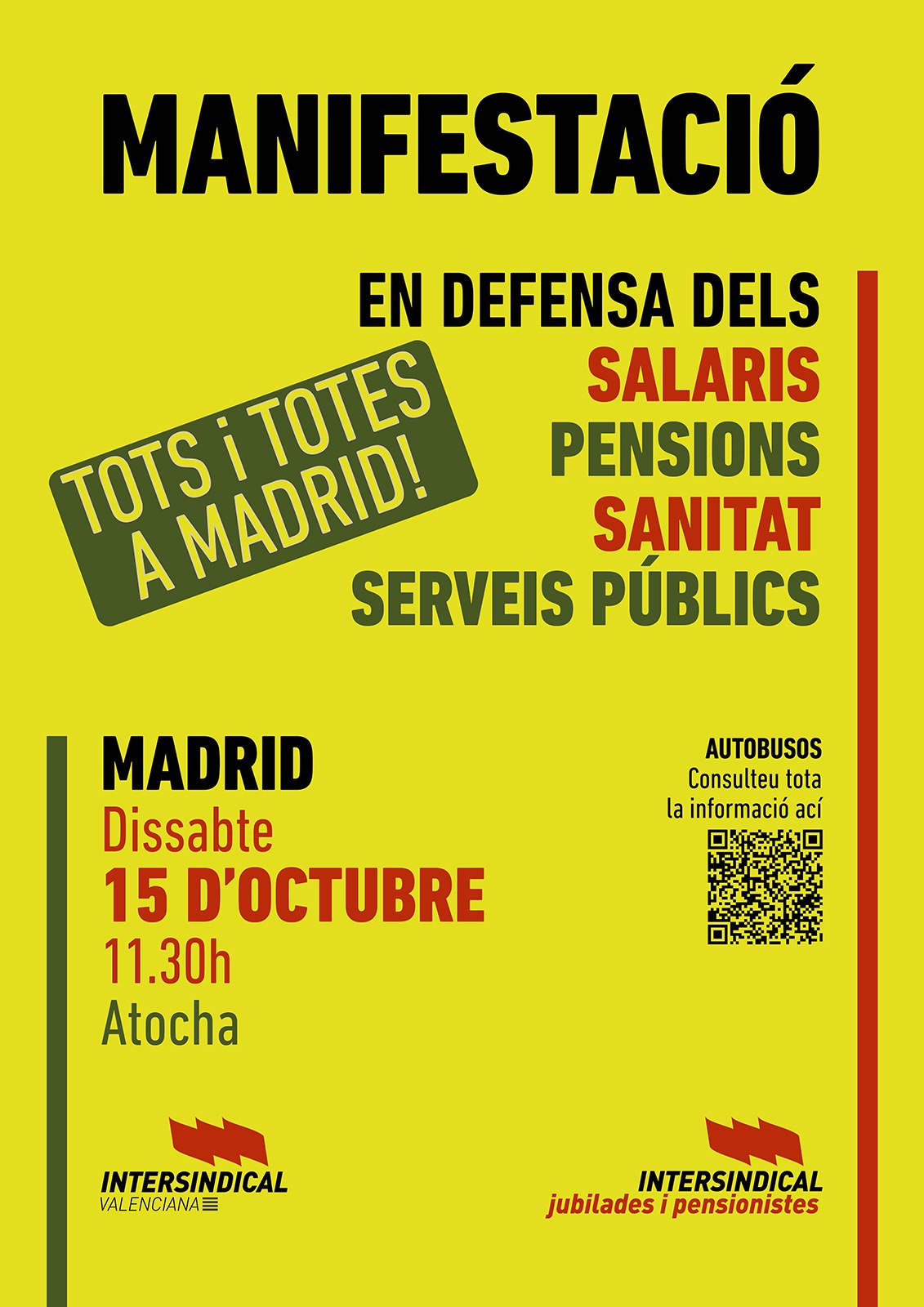 Manifestació a Madrid