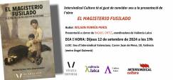 Presentació del llibre “El magisterio fusilado” de Wilson Ferrús Peris