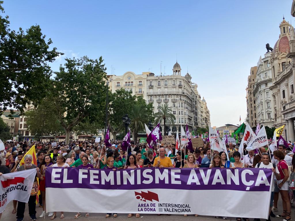 Intersindical Valenciana a la manifestació del 20 de juliol