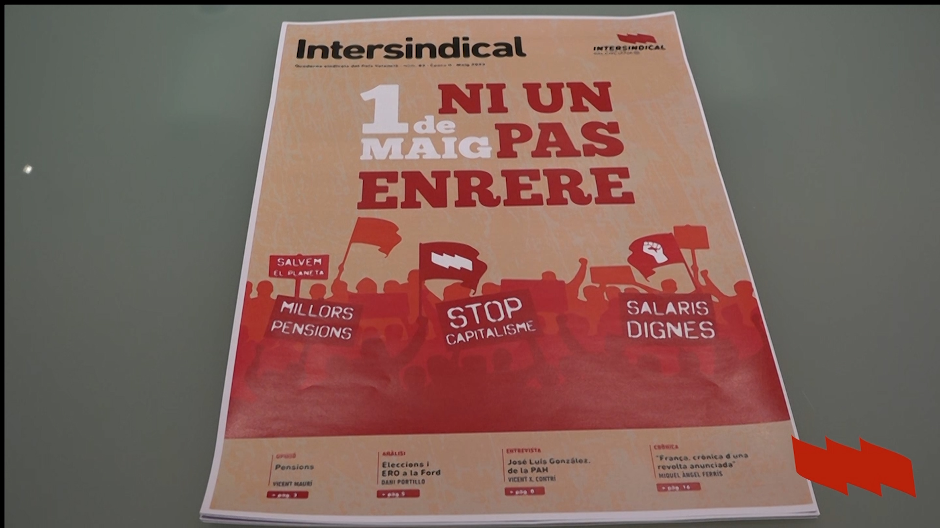 Revista Intersindical Primer de Maig ‘Ni un pas enrere’