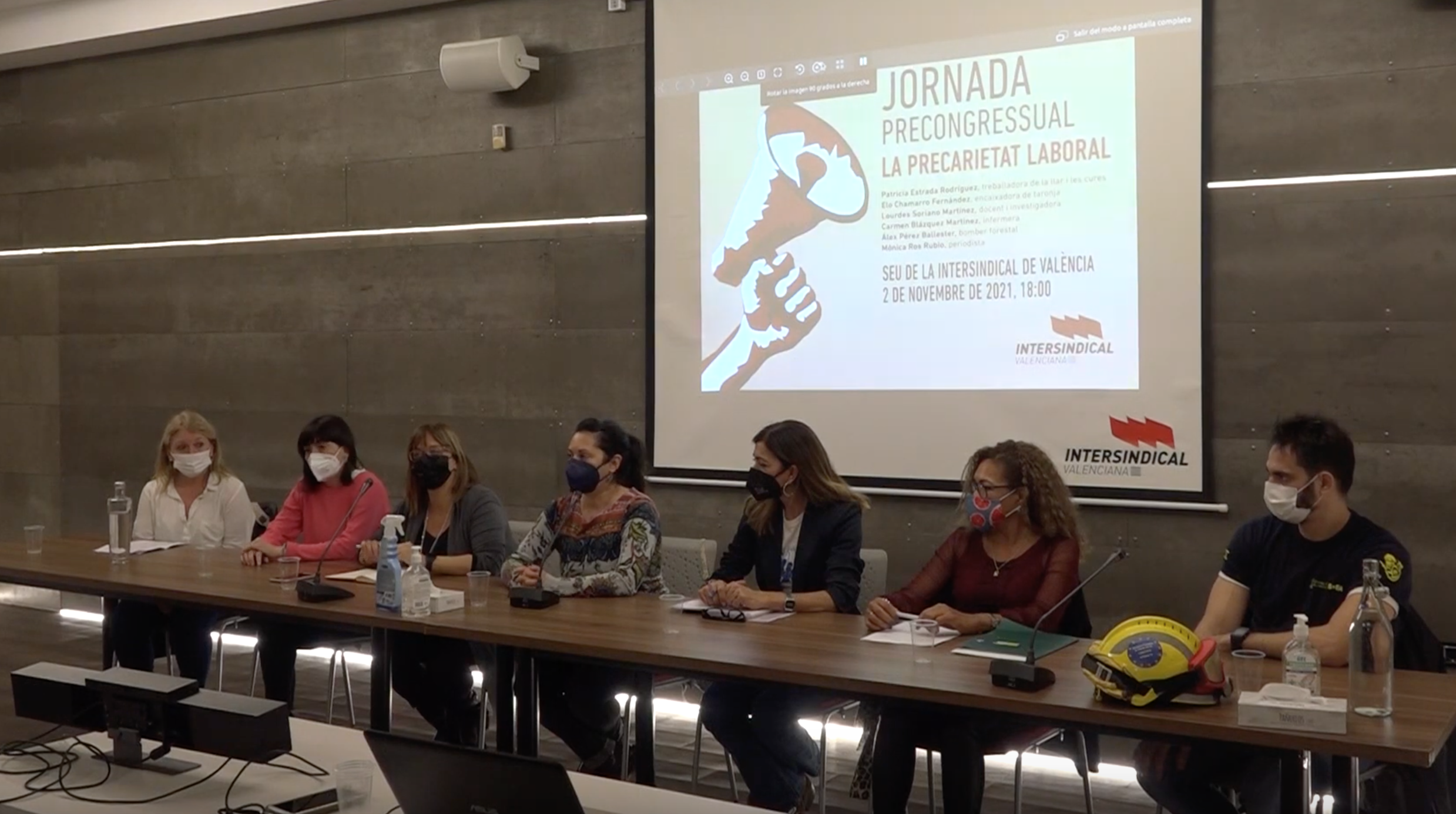 ‘La precarietat laboral’ Jornada precongressual