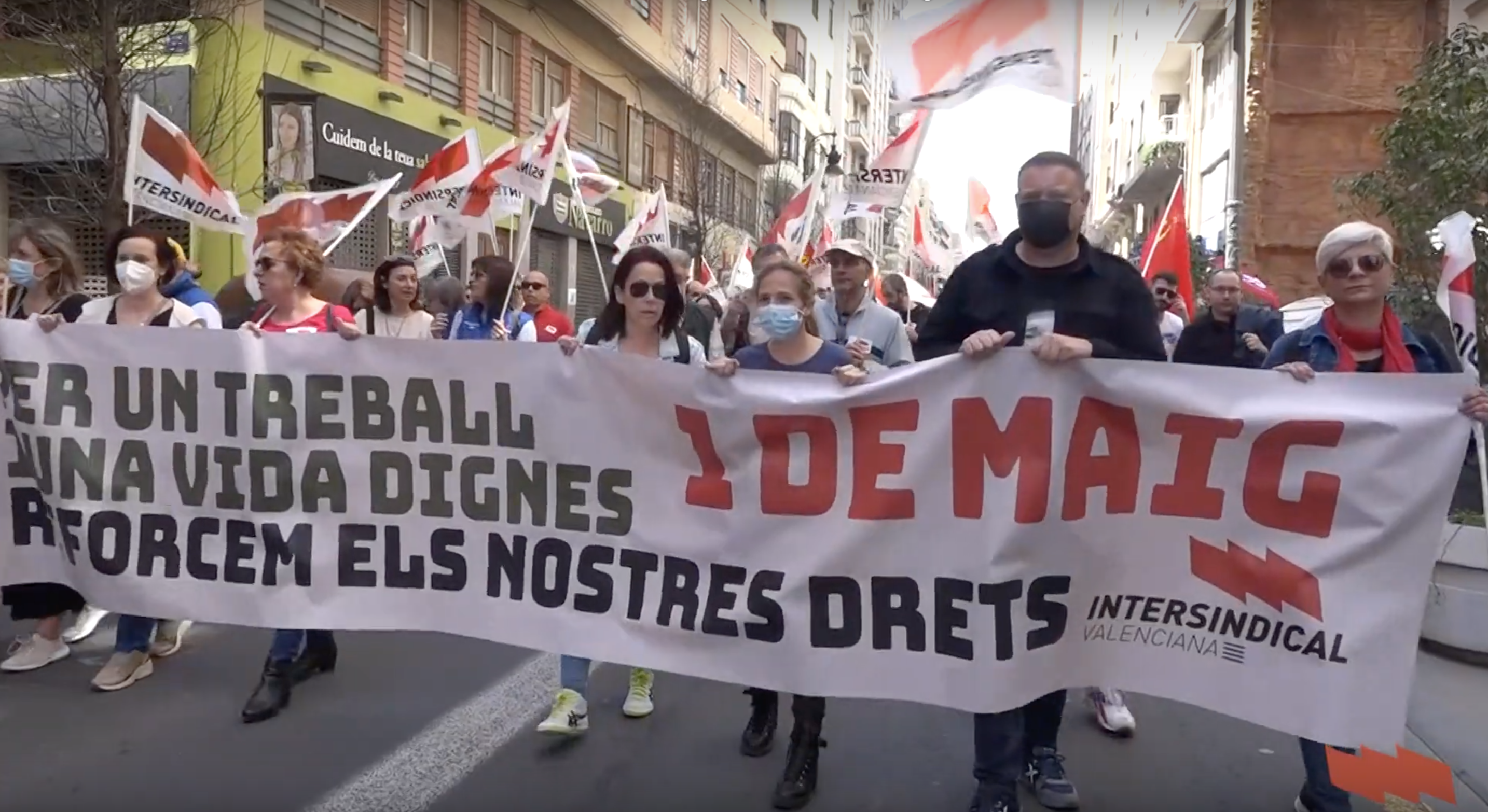 Intersindical Valenciana reclama un treball i una vida dignes en l’1 de maig