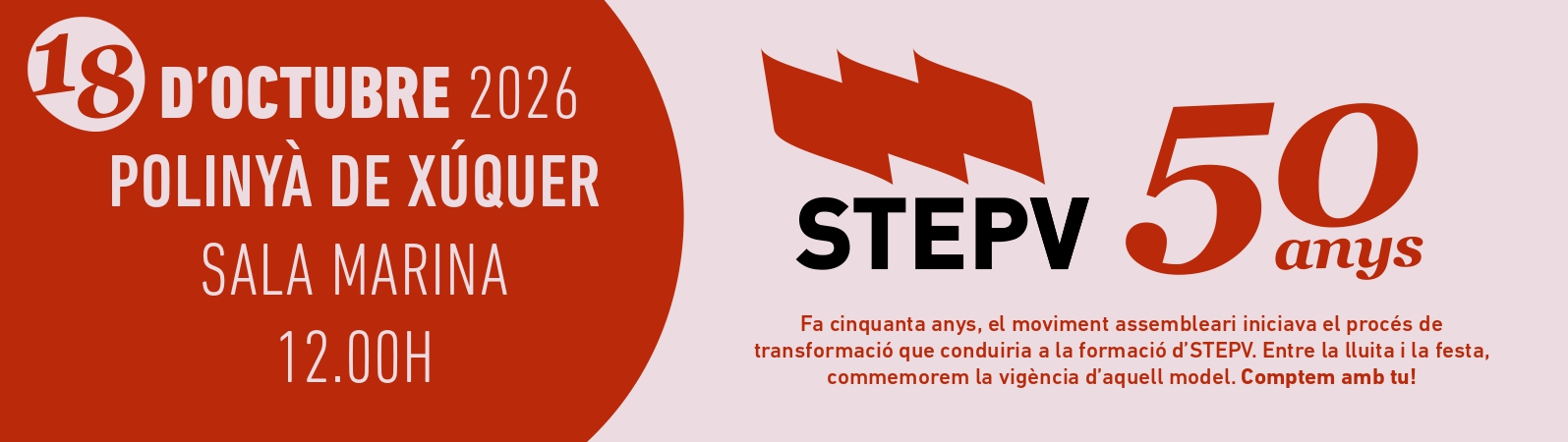 50 aniversari STEPV