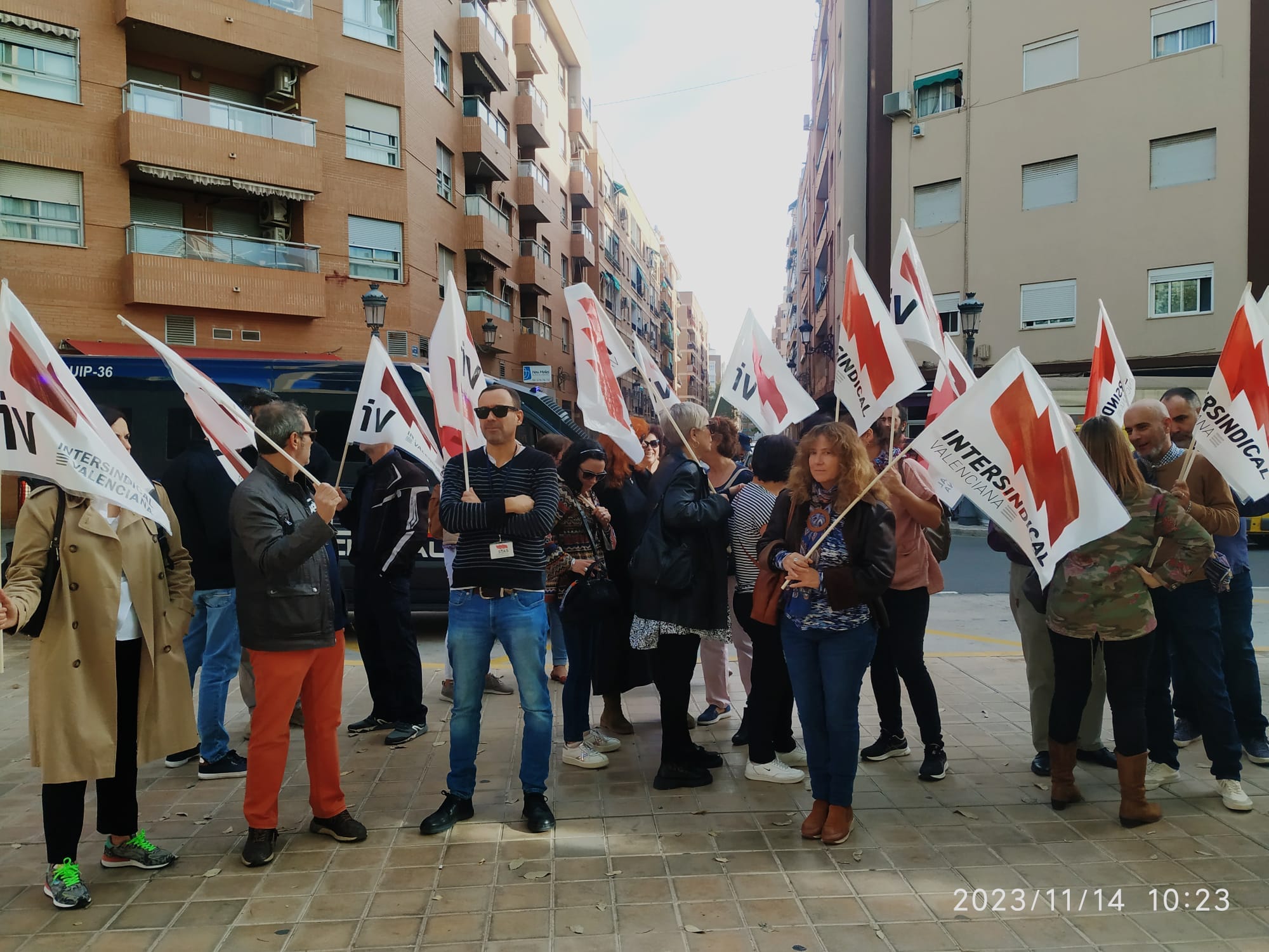 Protesta d’Intersindical Valenciana-STAS pel bloqueig del procés d’estabilització a l’IVASS