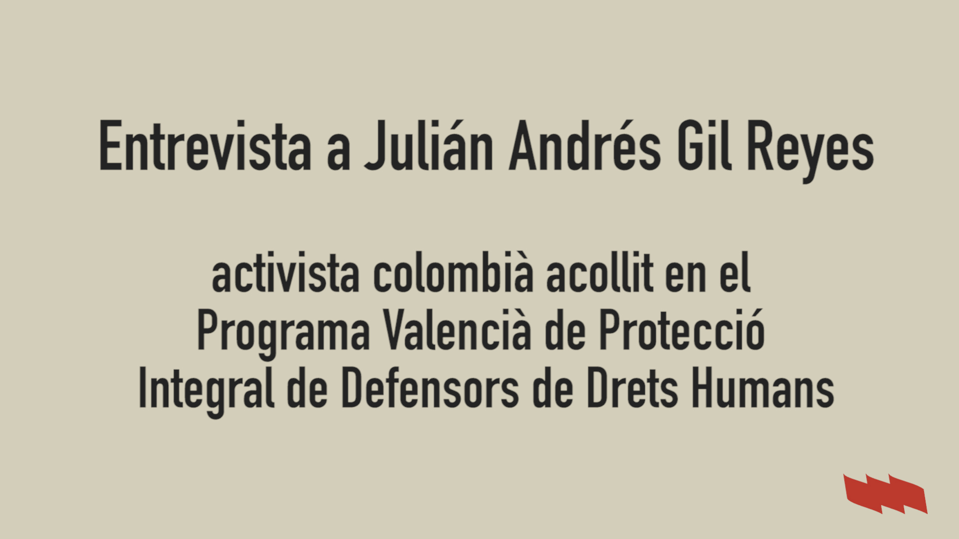 Entrevista a Julián Andrés Gil Reyes, activista colombià