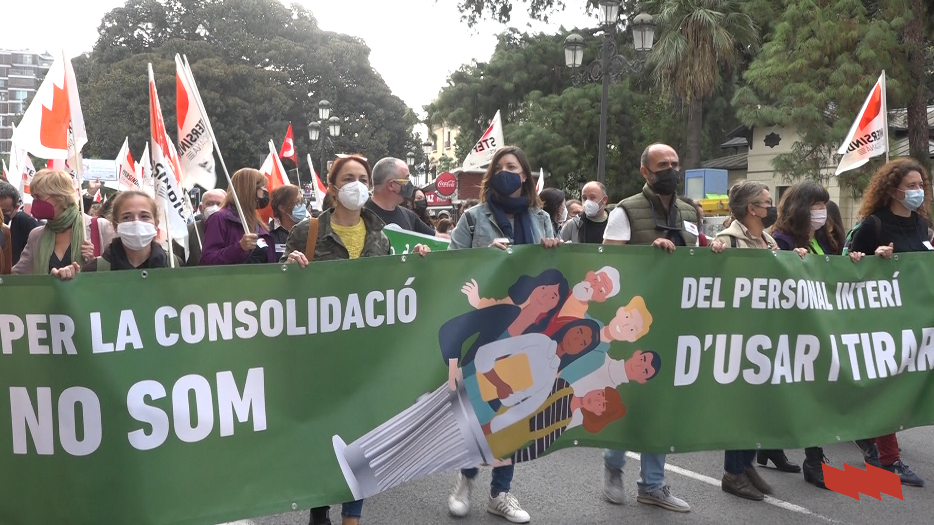 Vaga 28 d’octubre: Per la consolidació i l’estabilitat del personal interí i temporal