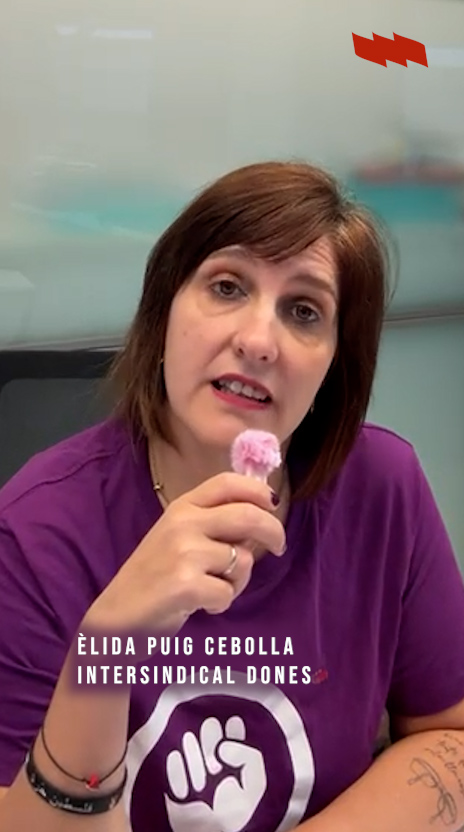 Des d’Intersindical Dones animem a secundar la vaga general de l’11N