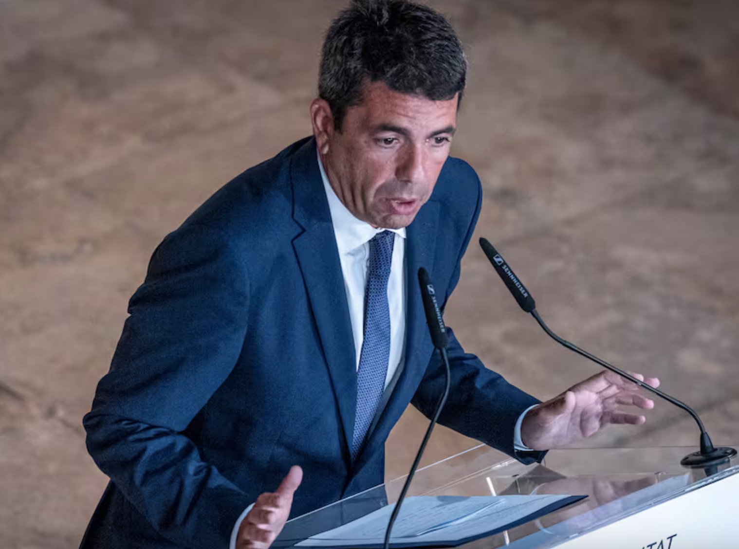 Carlos Mazón, president de la Generalitat - foto El País