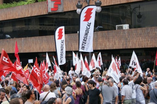 Concentració davant la Delegació Govern de València