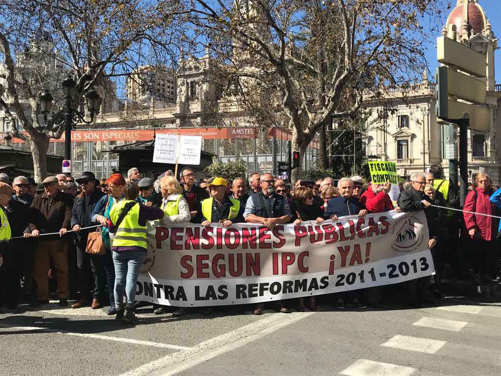 Manifestació de hui, a València