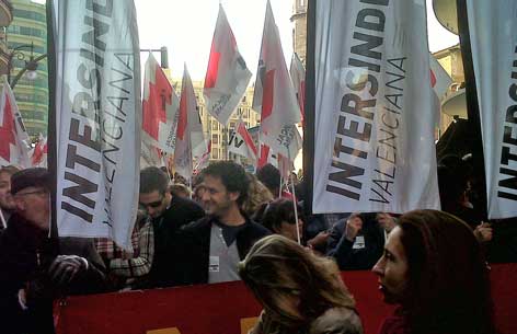 Manifestació del 19 de febrer a València