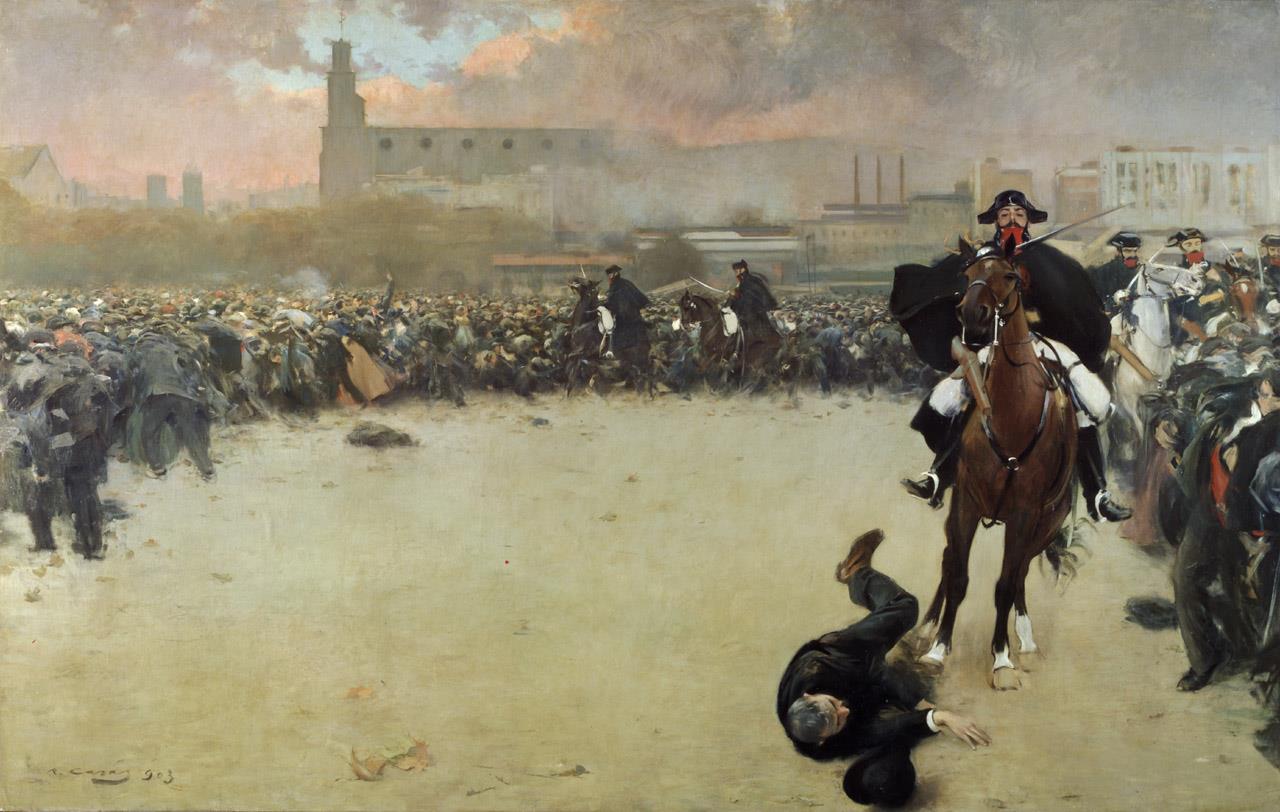 La càrrega, de Ramon Casas 1899
