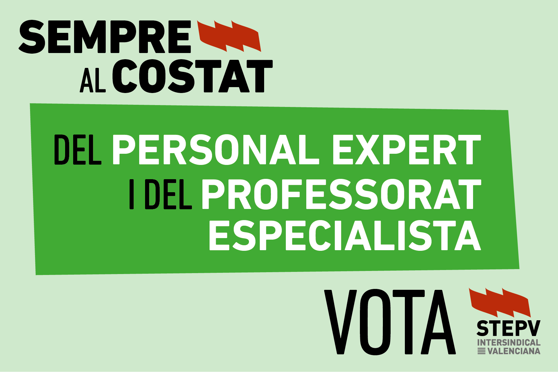 Eleccions sindicals del personal expert i del professorat especialista