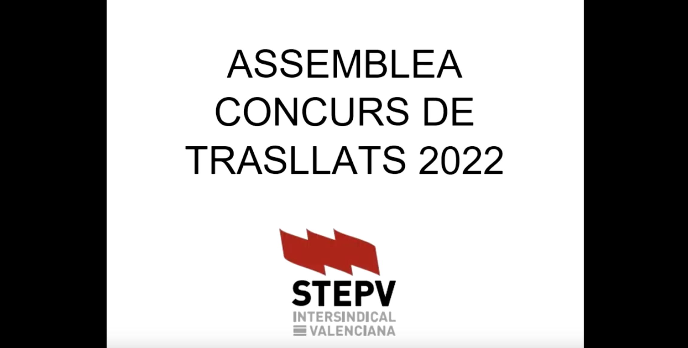 Assemblea Concurs de Trasllats 2022