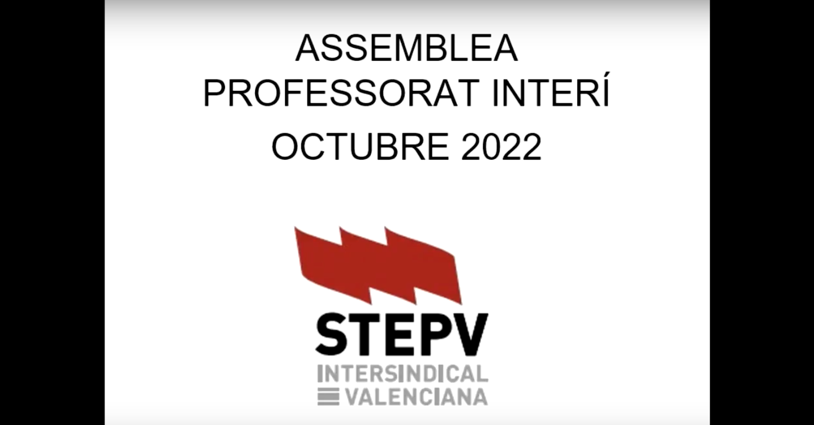 Assemblea Personal Interí - Octubre 2022