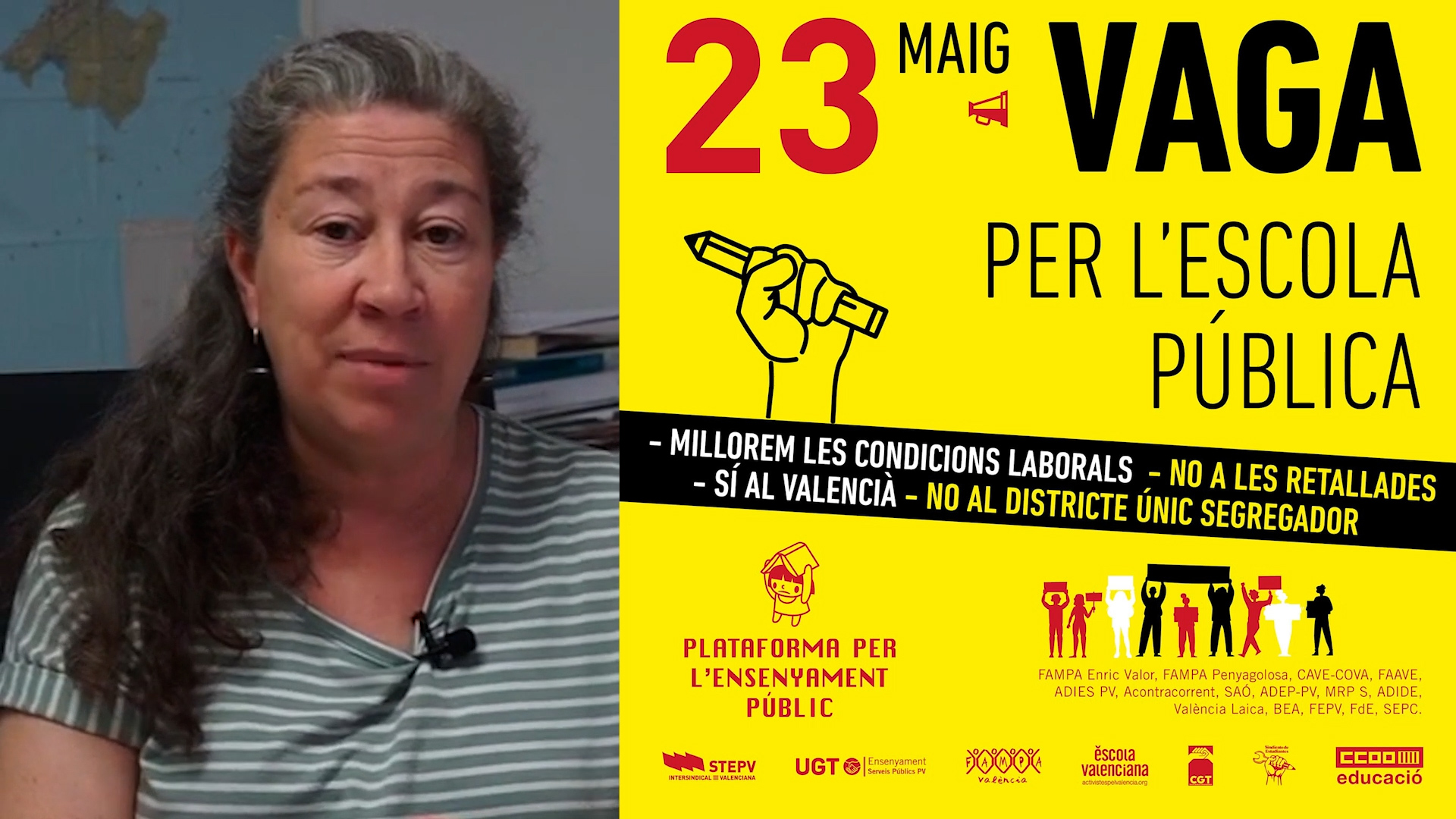 La Intersindical Catalana dona suport a la vaga del 23 de maig