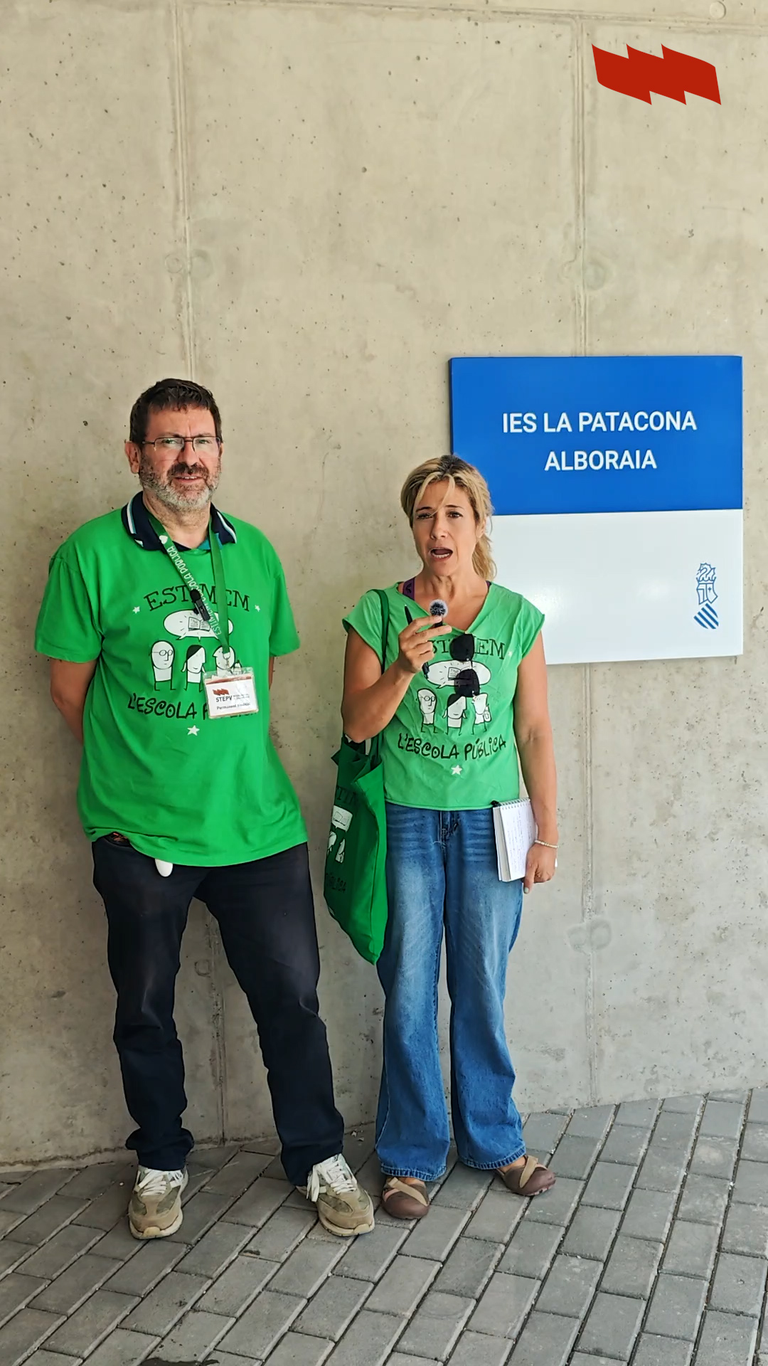 STEPV visita l’IES la Patacona (Alboraia), un centre que hauria d’haver estat acabat en gener