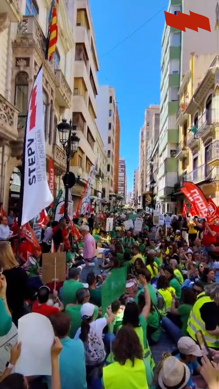 Tercer dia de vaga: concentracions a Castelló, València i Alacant