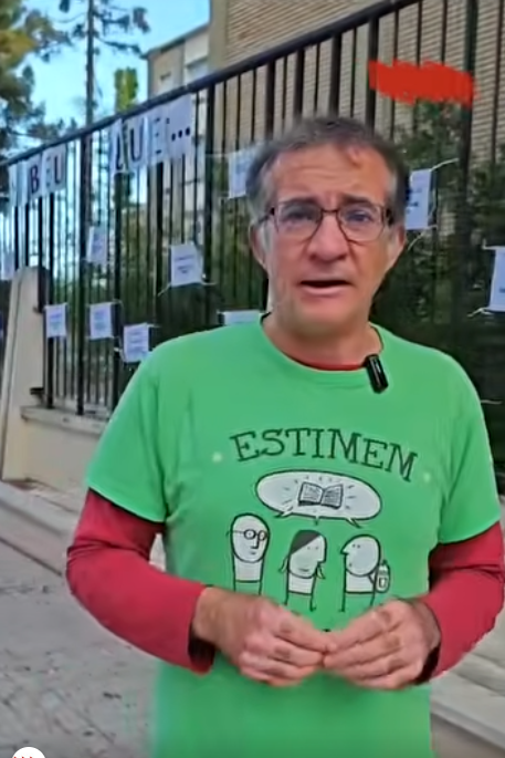 Marc Candela (STEPV) explica el recurs presentat ahir contra els serveis mínims de 2n de batx
