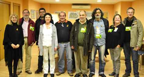 Reunió d'USTEC, STEi i STEPV a la seu de Castelló el 15-12-12