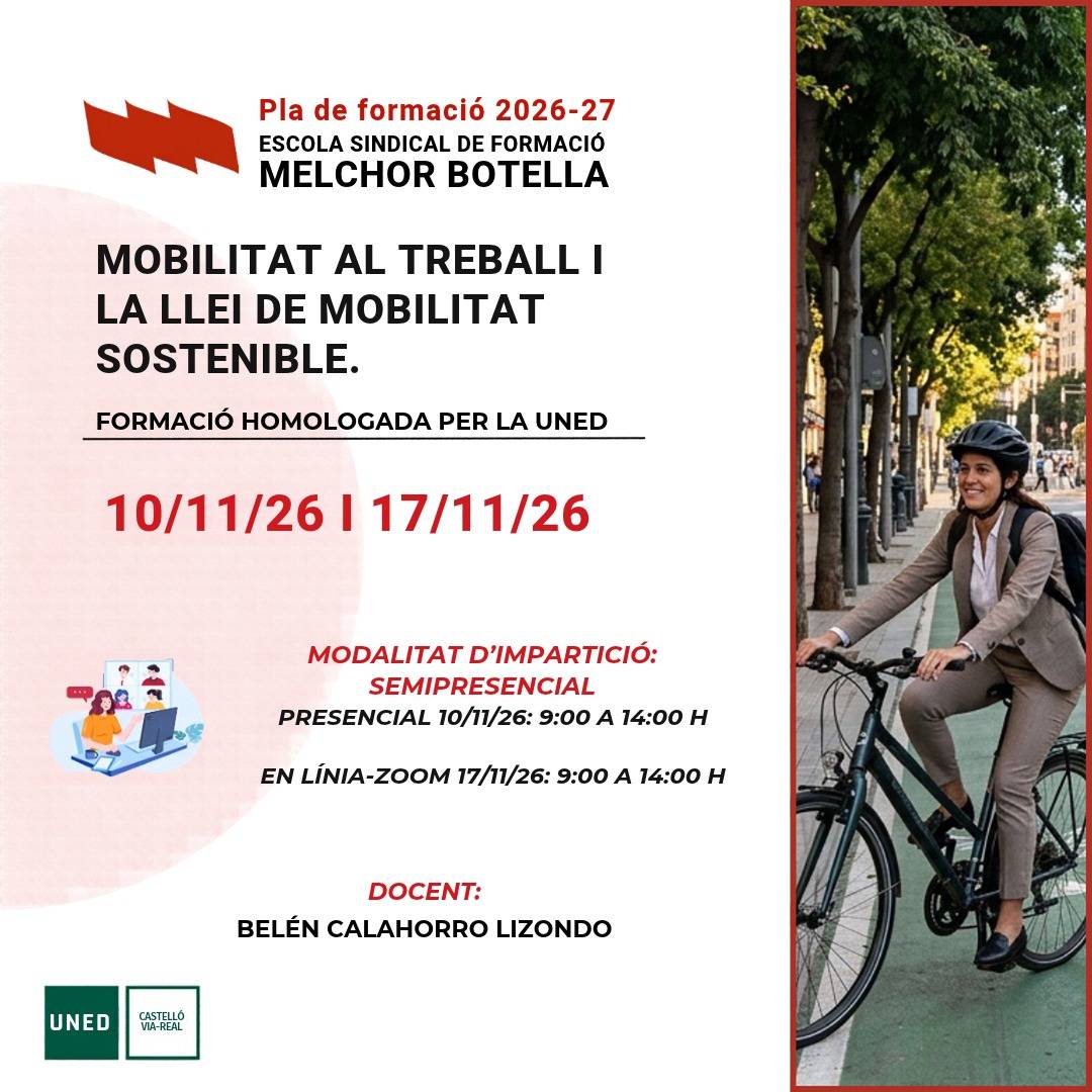 Mobilitat al treball i Llei de Mobilitat Sostenible