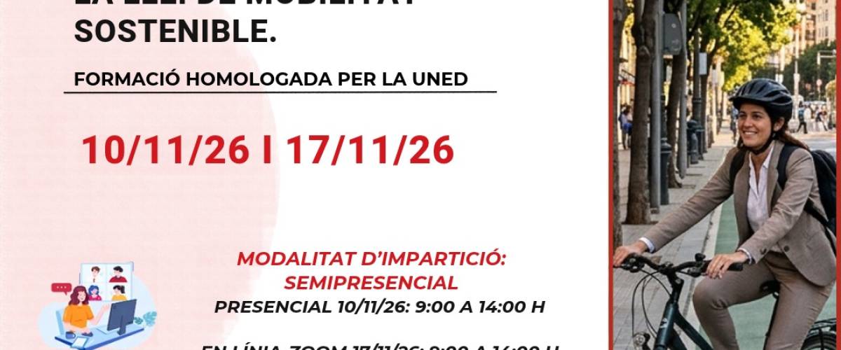 Mobilitat al treball i Llei de Mobilitat Sostenible