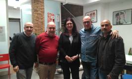 Intersindical, amb la cònsul general de Cuba a Barcelona