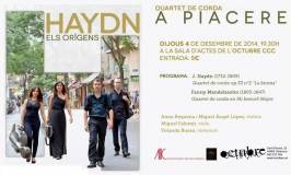 Concert del quartet de corda A Piacere