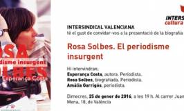 Rosa Solbes. El periodisme insurgent
