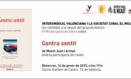 Contra sentit, de Manel Joan Arinyó