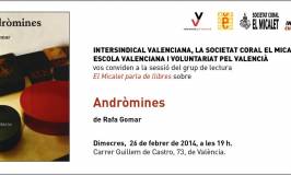 Andròmines, de Rafa Gomar