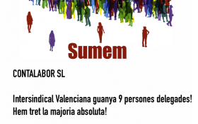 Intersindical Valenciana obté la majoria absoluta en les eleccions sindical de l’empresa Contalabor SL