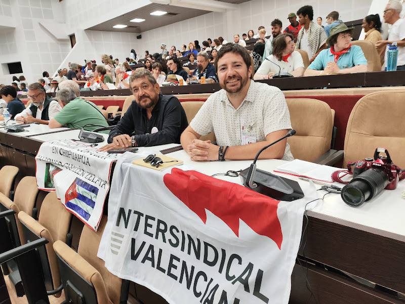 Intersindical Valenciana participa en el actes de solidaritat i del 1r de maig a Cuba