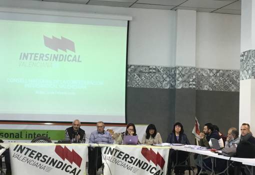 Intersindical Valenciana celebra el seu Consell Confederal a Bunyol