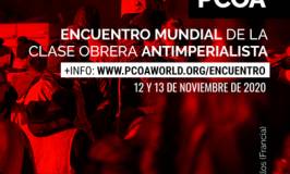 Intersindical Valenciana participa en la Trobada Mundial de la Classe Obrera Antiimperialista
