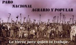 Suport a l’aturada nacional agrària de Colòmbia
