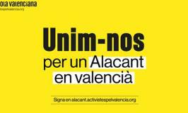 Unim-nos per un Alacant en valencià