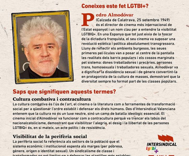 La diversitat sempre ha estat força de les classes populars: cultura combativa i unitat sindical!
