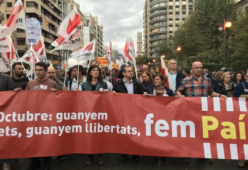 Intersindical Valenciana valora positivament la manifestació del 9 d’Octubre