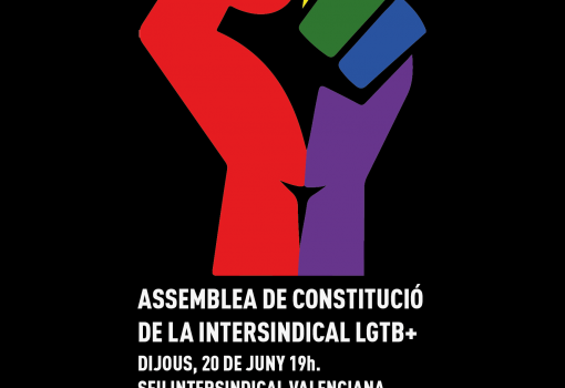 Intersindical Valenciana s’oposa a la decisió presa per Vox en matèria de drets LGTBI+