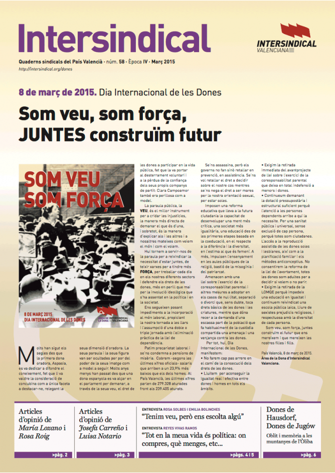 Intersindical 58 - Dones