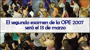 OPE 2007 ENFERMERIA