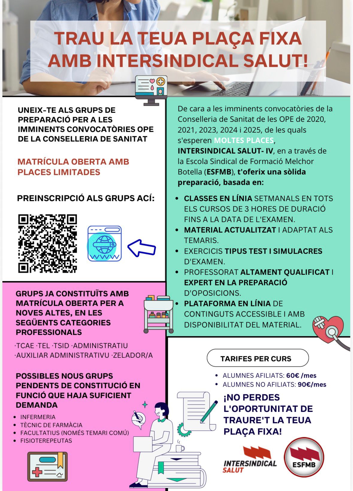 TORNADA AL COL·LE… I VOLTA A PREPARAR LA TEUA PLAÇA FIXA!